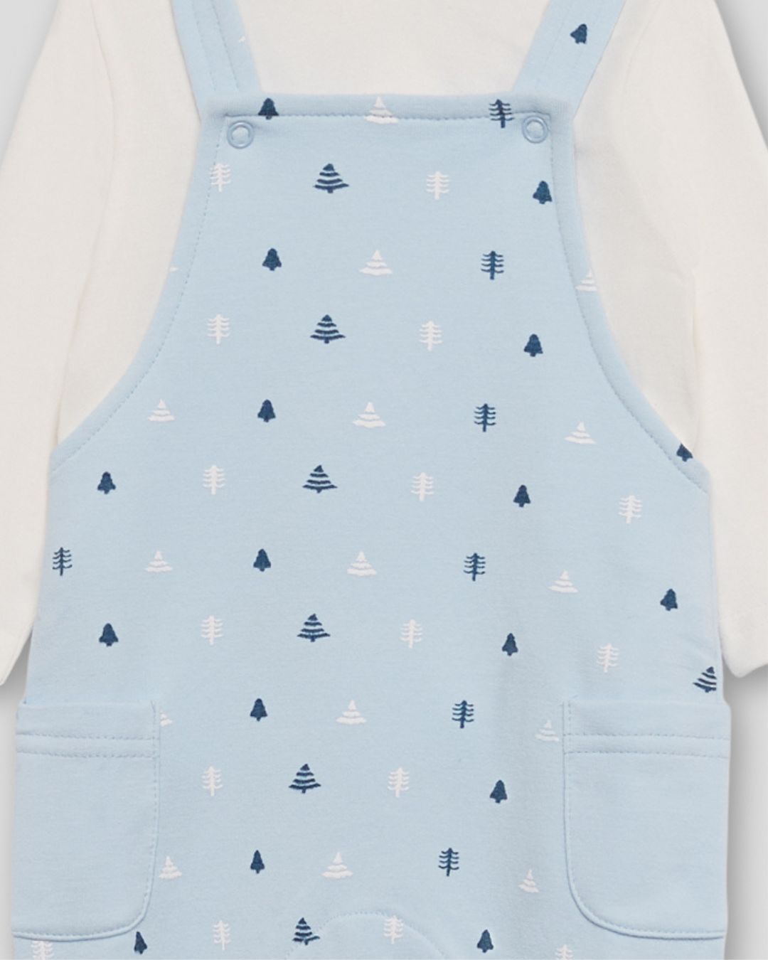 Conjunto Peto Bebé Arbolitos Celeste - Street Monkey 352000