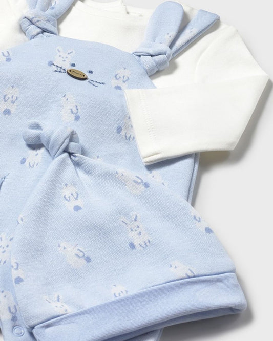 Conjunto Peto Bebé Niño Conejitos Cielo 26090 - Mayoral