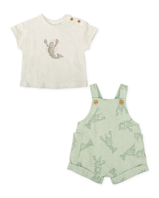 Conjunto Peto Langosta Verde + Camiseta Acuario - Tutto Piccolo