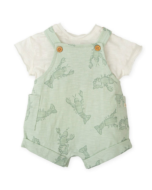 Conjunto Peto Langosta Verde + Camiseta Acuario - Tutto Piccolo