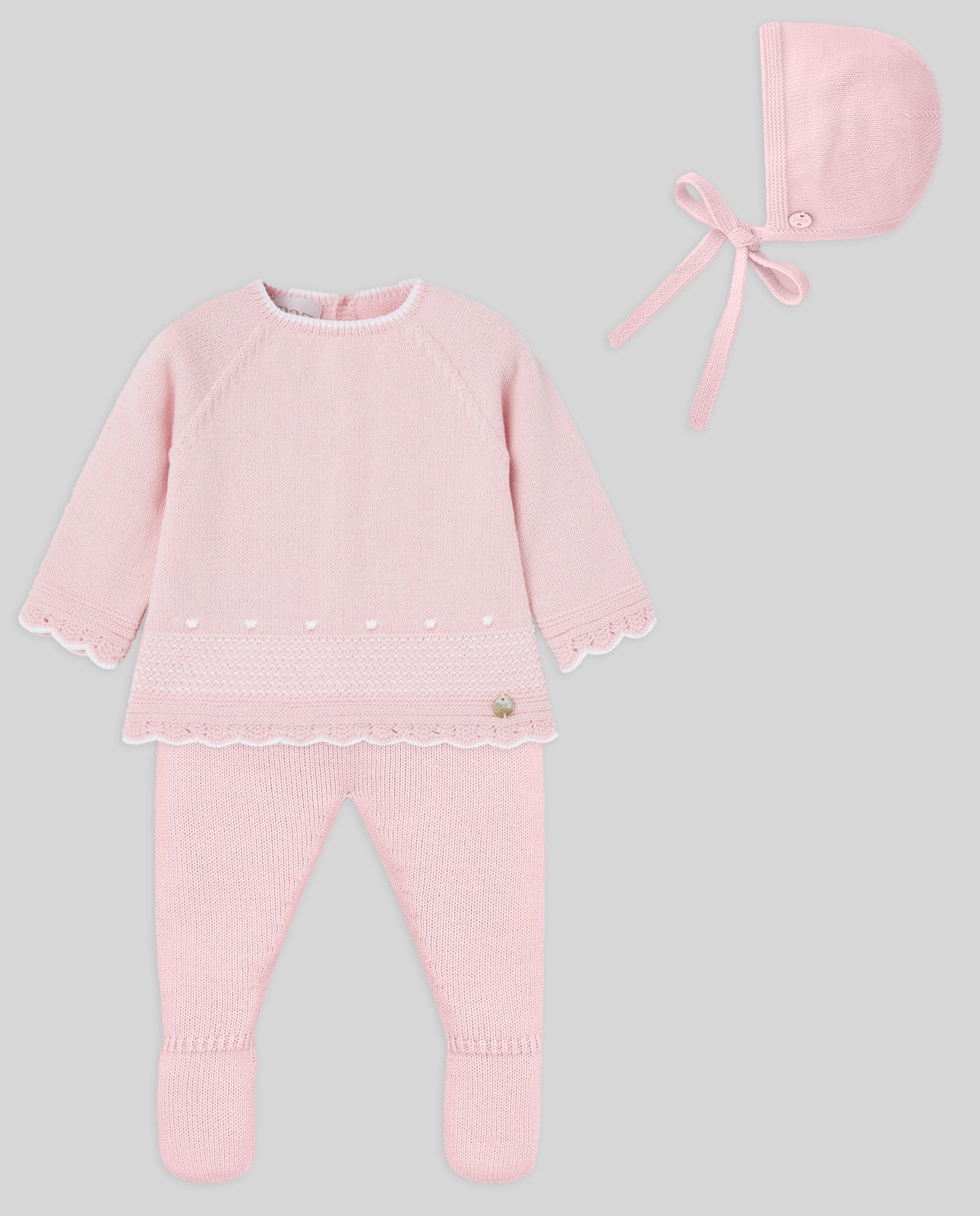 Conjunto Polaina Bodoques Rosa Tiza - Paz Rodriguez Referencia 113-102785