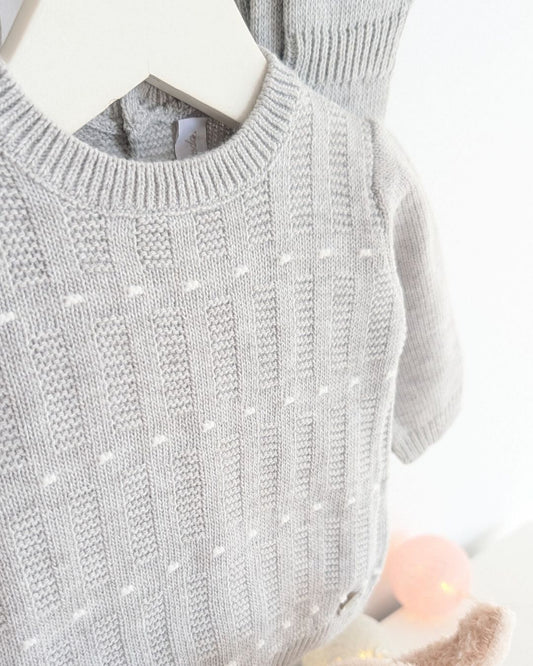 Conjunto Polaina Cambridge Gris Perla - Martin Aranda