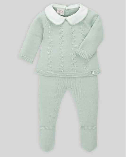 Conjunto Polaina Niño Minino Verde Palo 103-102997 - Paz Rodriguez