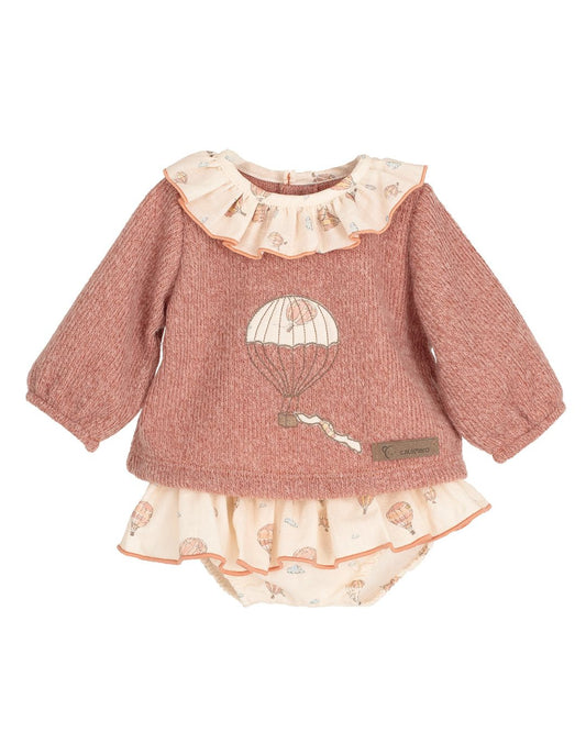 Conjunto Pololo Anemoi Nude 11182 - Calamaro