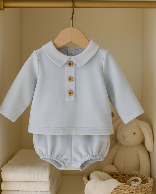 Conjunto Pololo Lebeche Celeste 11173 - Calamaro