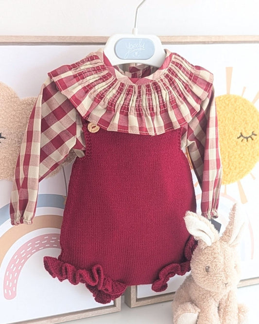 Conjunto Ranita Familia Guinda Art.1804 - Yoedu
