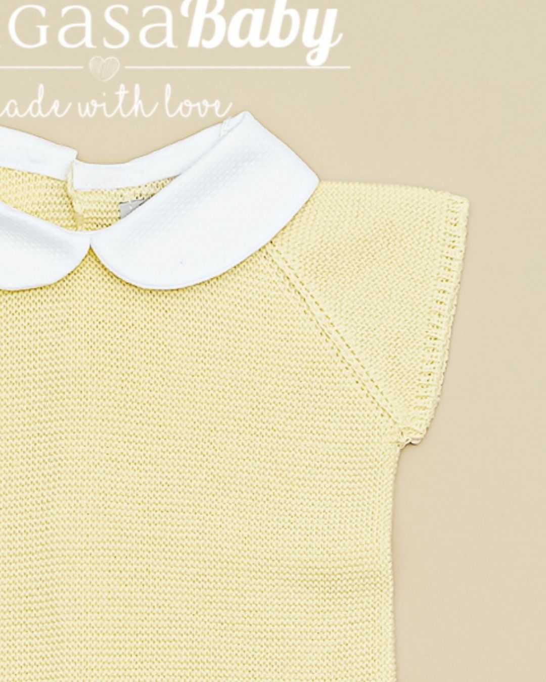 Conjunto Ranita Pique Amarillo 2632110 - Pangasa Baby