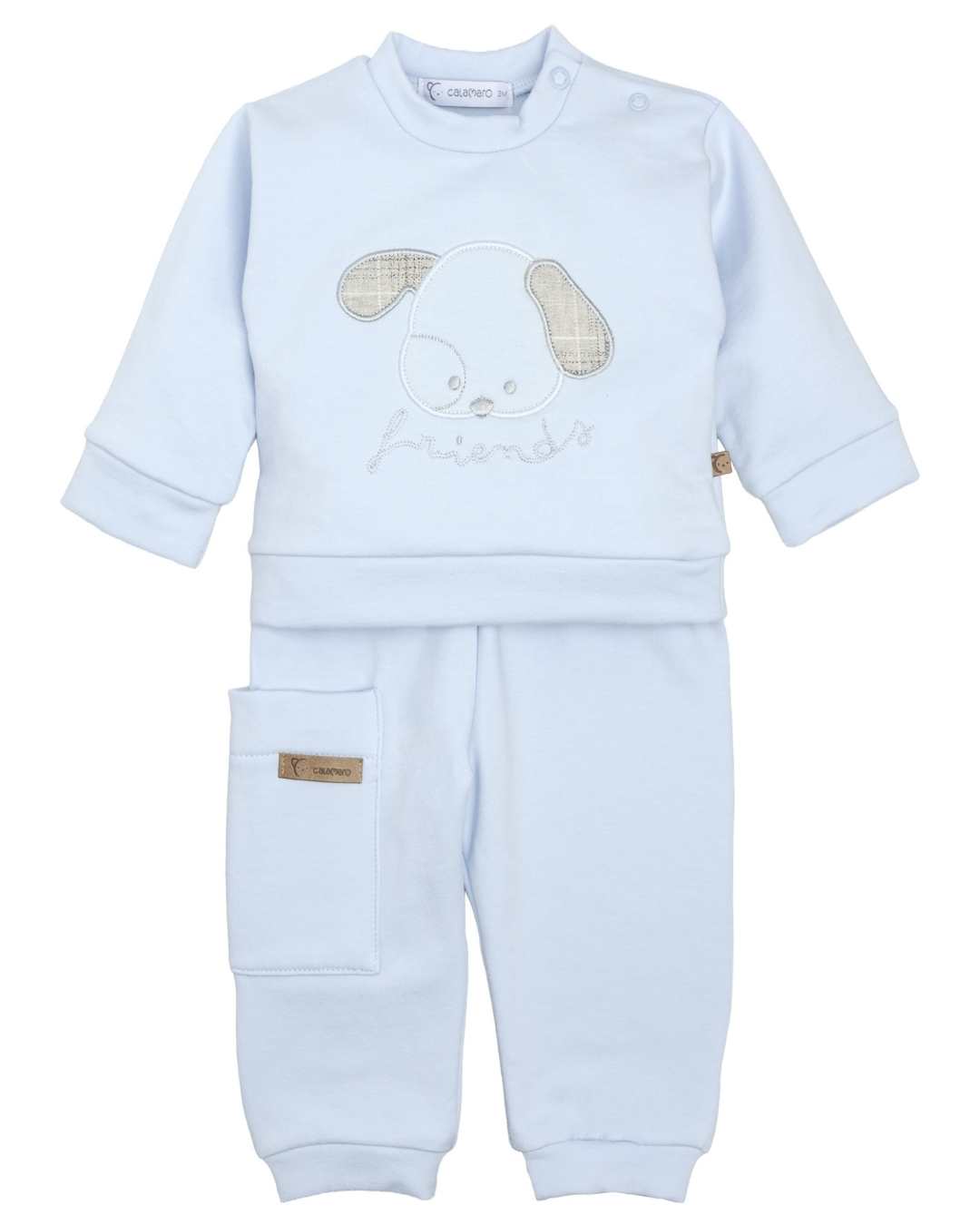 Conjunto Sport Burela Celeste - Calamaro
