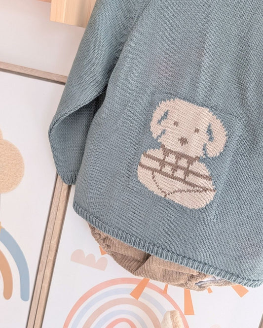 Conjunto Bebé Con Capota Perrito - Babidu