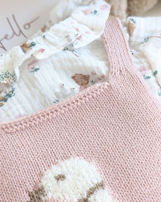 Conjunto Bebé Ranita Familia Muselina - Yoedu