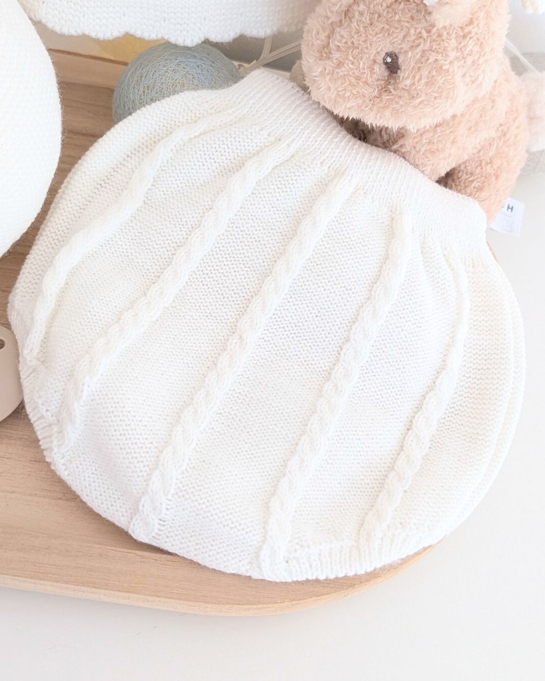 Conjunto Braguita Trenzas Crudo