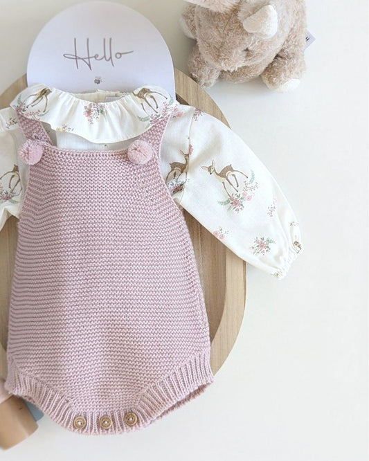 Conjunto Micolino Rosa Empolvado Familia Beatrice - Micolino