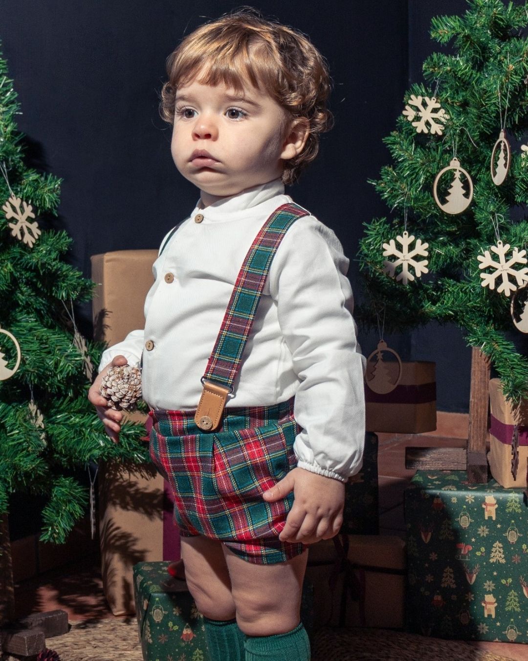 Conjunto Navidad Bebé Niño Pololo Galerna 11246 Calamaro