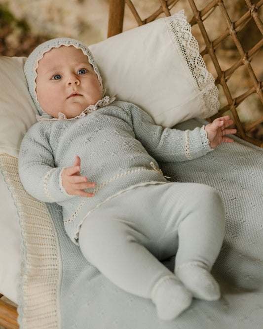 Conjunto Polaina Semilla Verde Tiza - Paz Rodriguez
Referencia 103-102947