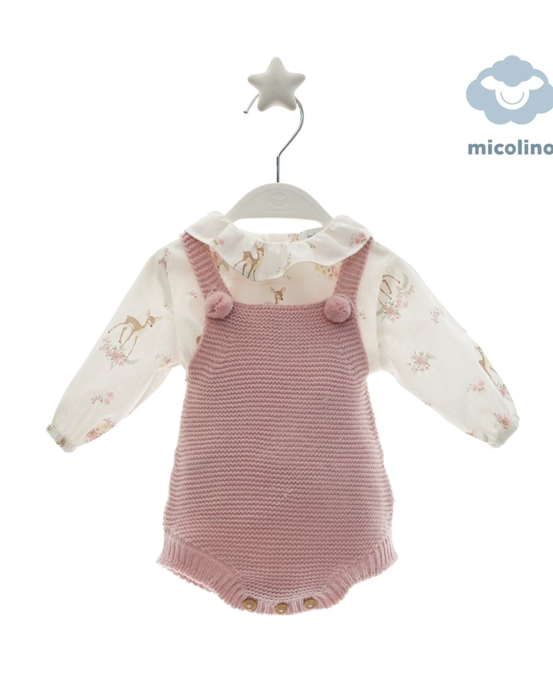 Conjunto Micolino Rosa Empolvado Familia Beatrice - Micolino