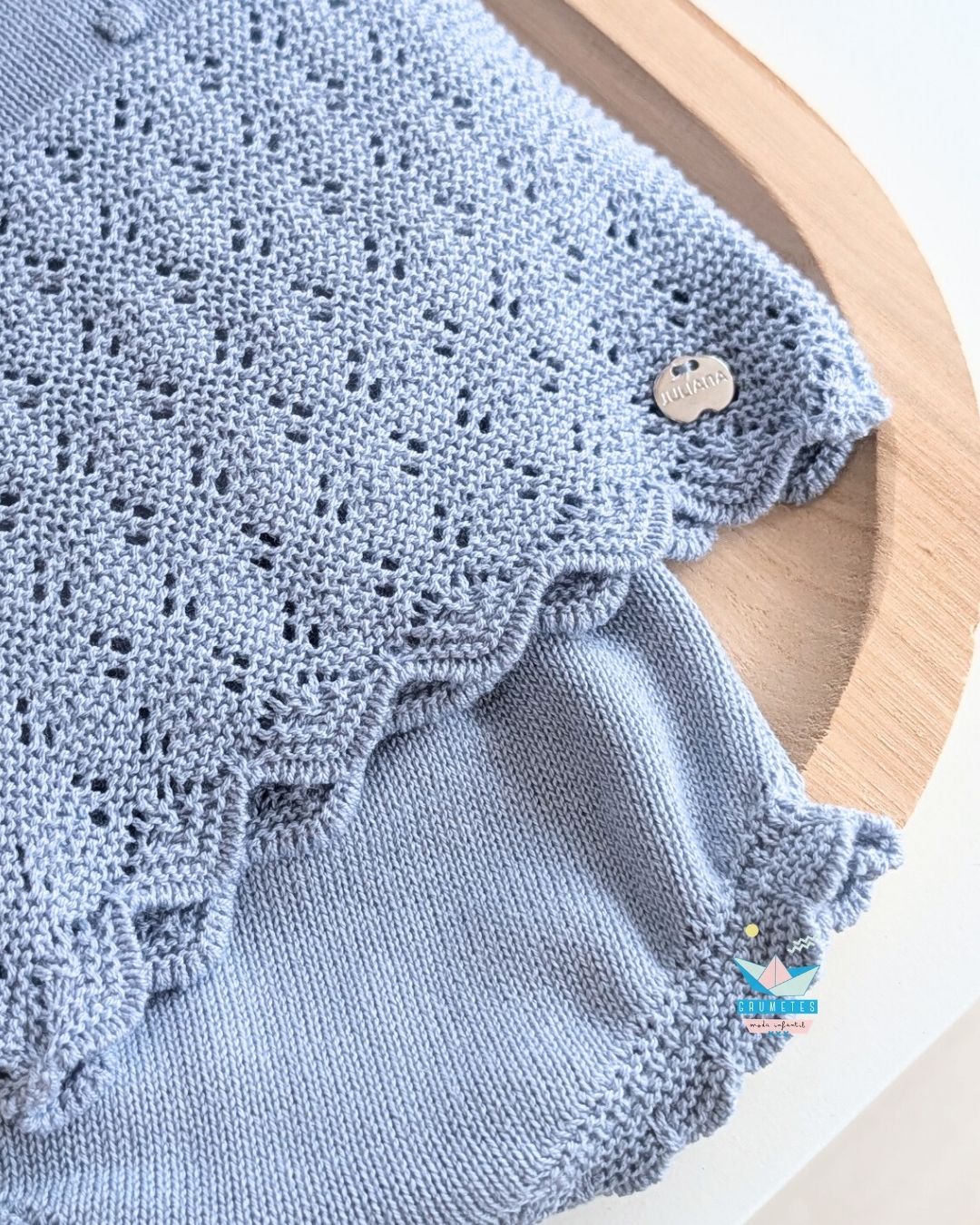 Conjunto bebé braga Azul Cielo🍋 Colección Limón - Juliana