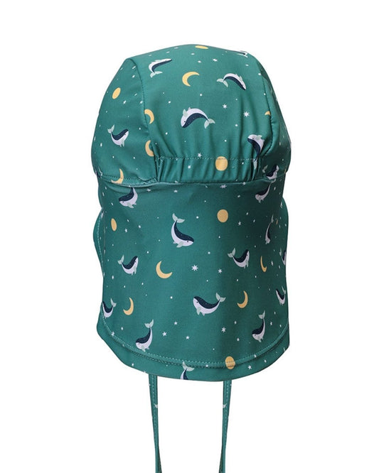Gorro Bebé Solar WHALE TEAL - Tutete