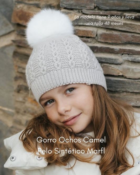 Gorro Ochos Pelo Camel - Pangasa Baby