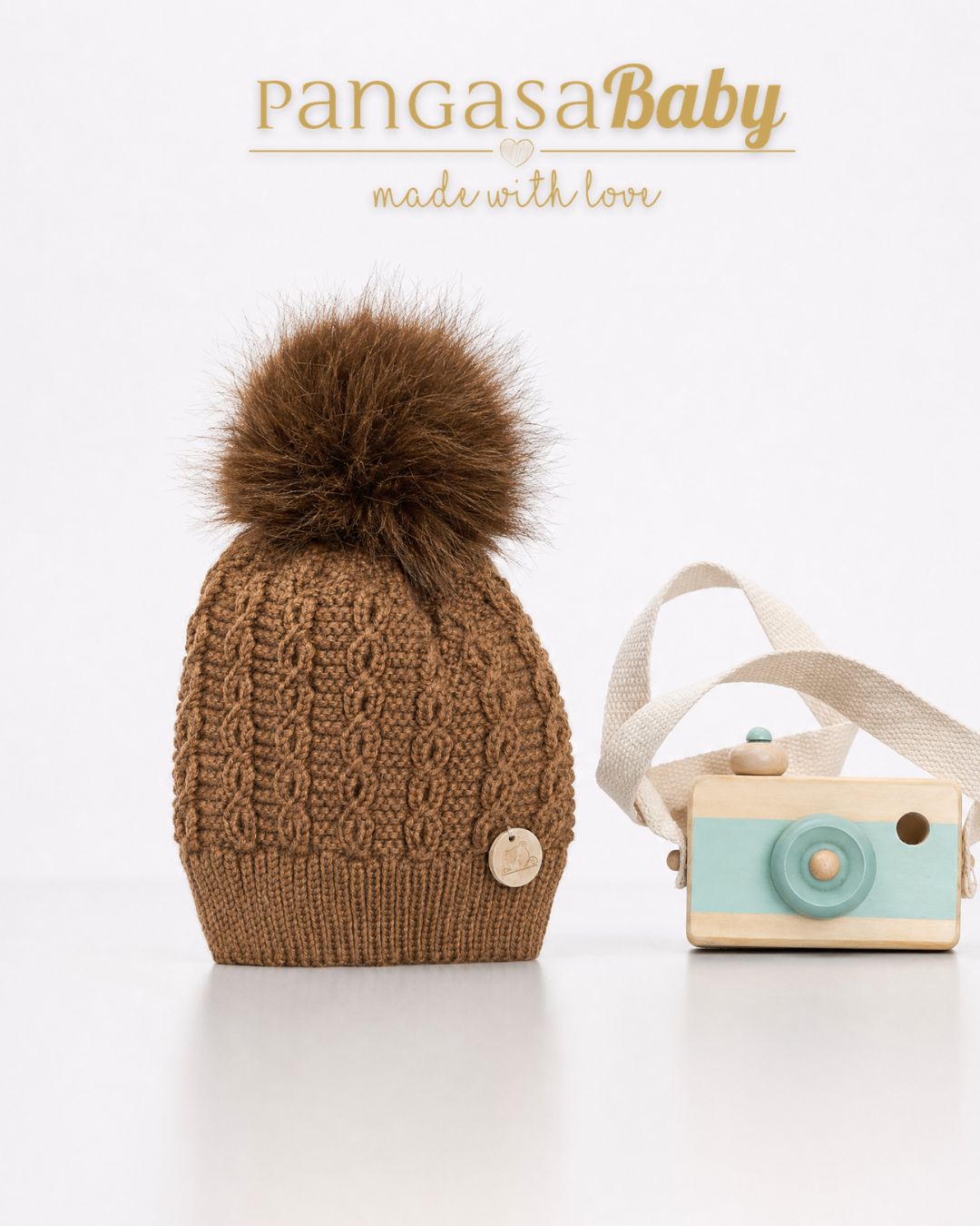 Gorro Ochos Pelo Chocolatte - Pangasa Baby