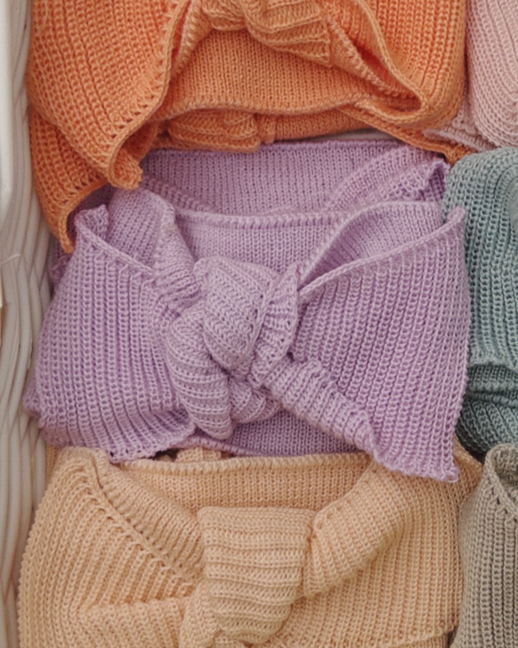 Diadema Elástica Lavanda (Lila) - Pangasa Baby