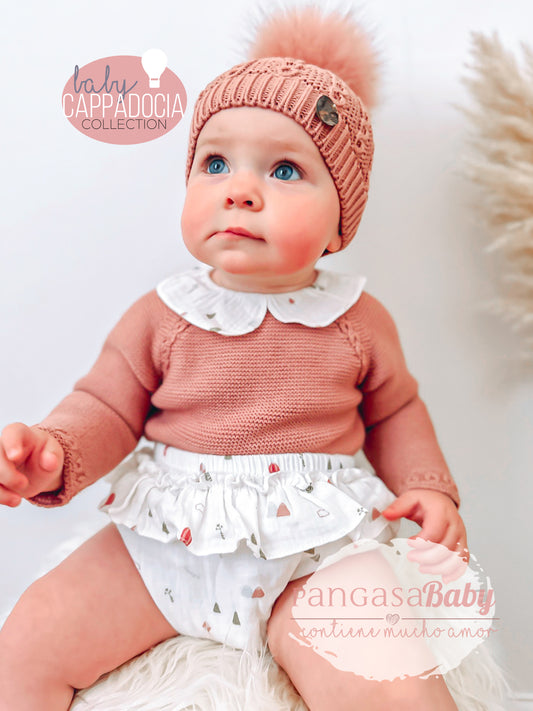 Conjunto Bebé Niña Braguita Globos Rosé - Pangasa Baby 1331930