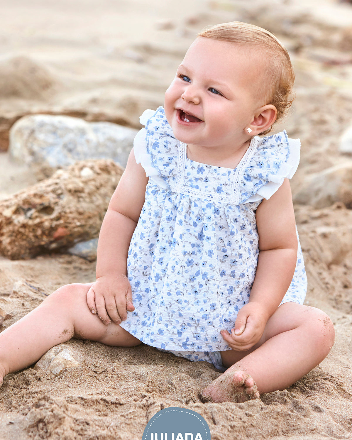 Juliana Petit Moda Infantil Conjunto Juliana Listrado Navy