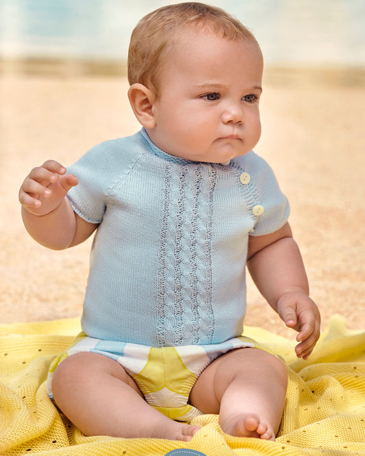 Conjunto Pantalón Tela Rayas - Colección Garbí Juliana