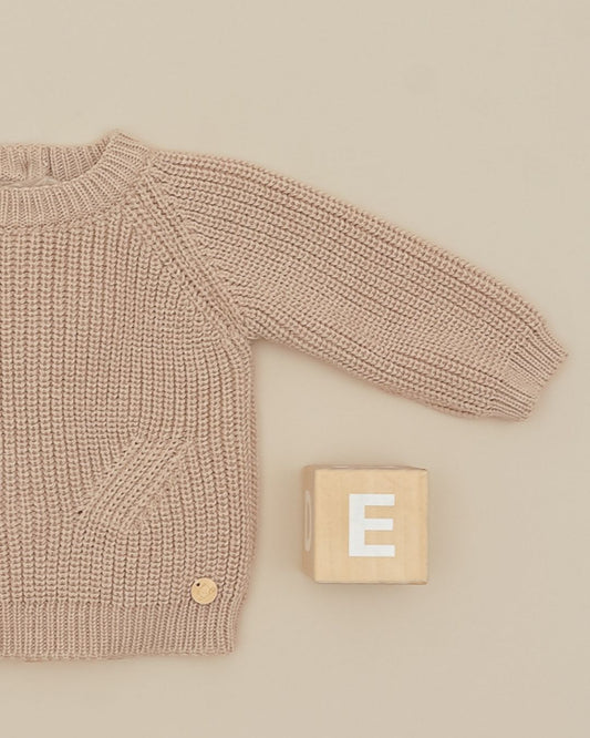 Jersey Punto Perlado Arena 🧶 Pearl Knit - Pangasa Baby