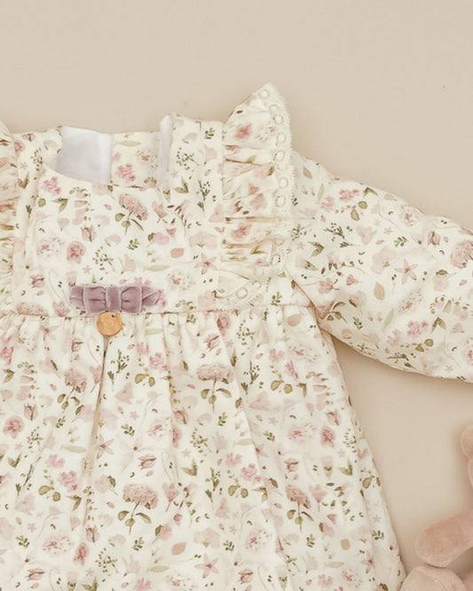 Jesusin Con Braguita Flores Rosa Vintage - Pangasa Baby