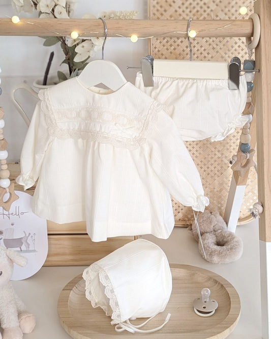 Jesusin Con Capota Familia Audrey Beig 1048MINV-25 - Marta y Paula