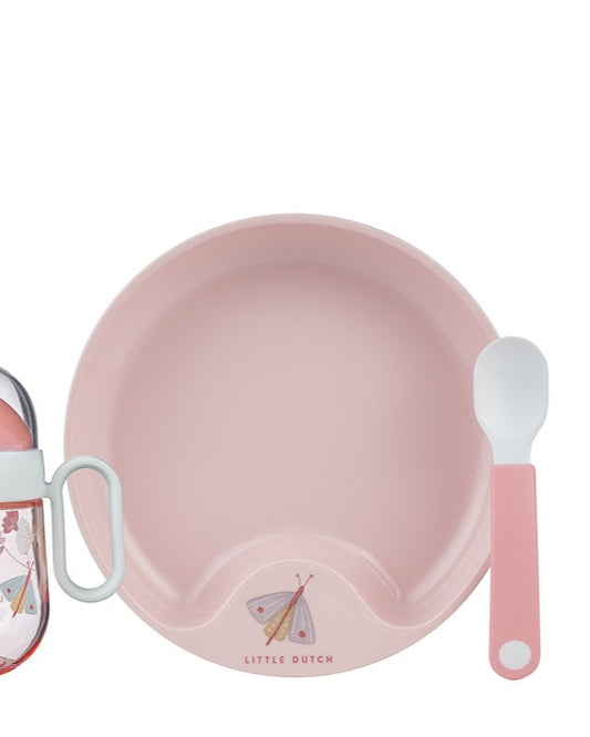 Vajilla 3P Flores y Mariposas - Little Dutch