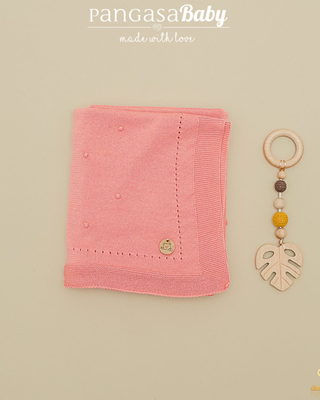 Mantita Bebé Bodoques Coral 2612150 - Pangasa Baby