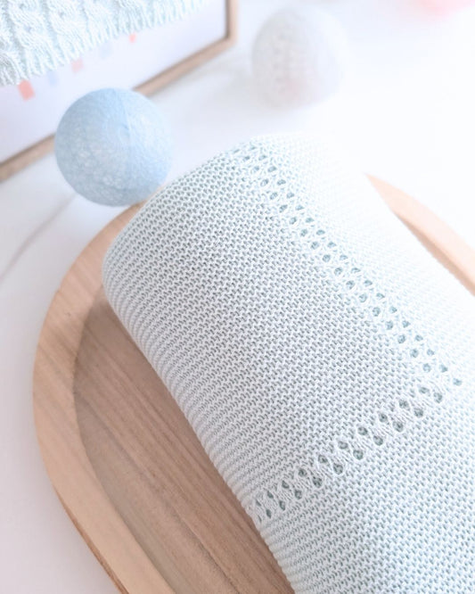 Mantita Bebé Lin Verde Mar - Juliana