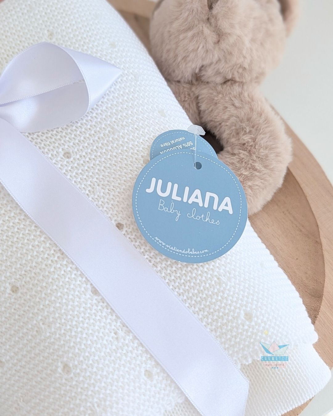 Mantita Bebé Uves Blanco - Juliana