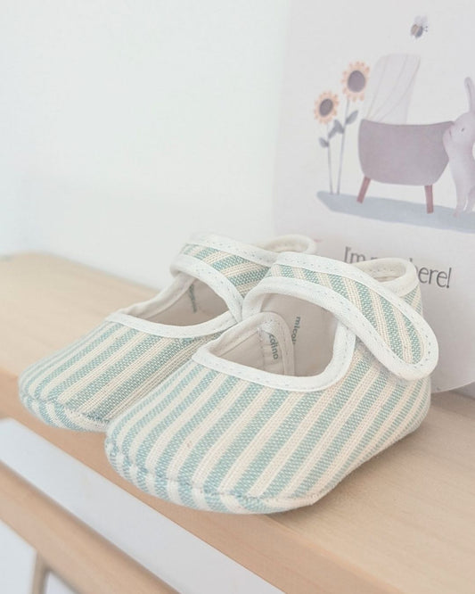 Merceditas RAYAS Verde Empolvado ART.4640R - Micolino