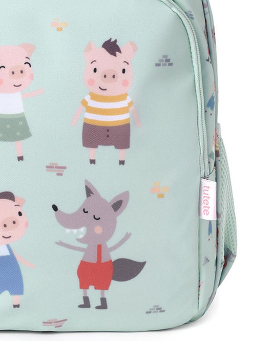 Mochila Mediana The Three Little Pigs 🐷 Los tres Cerditos - Tutete
