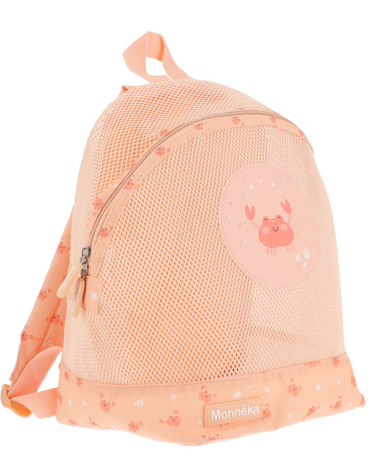 Mochila Infantil Antiarena Crab Coral - Tutete