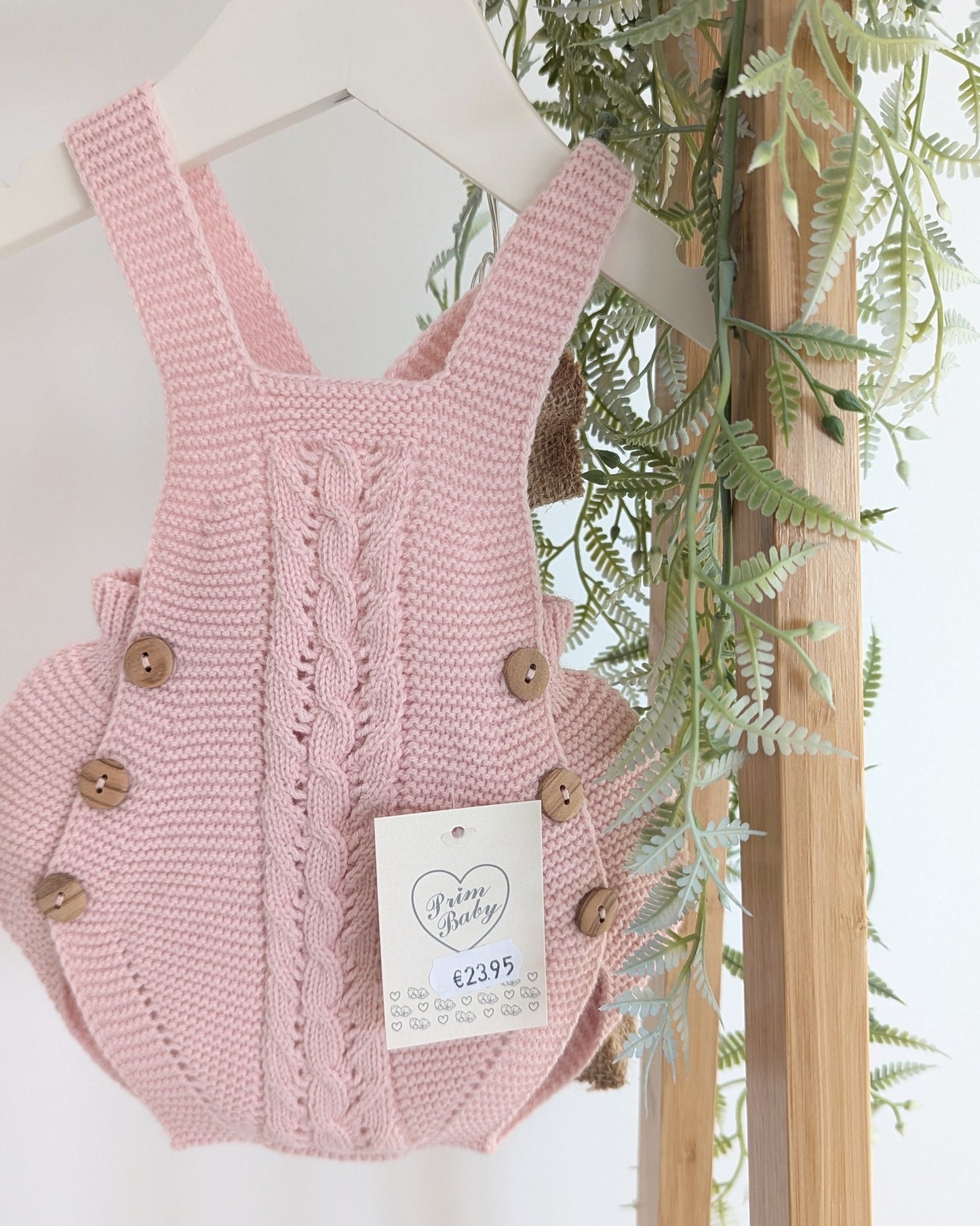 Peto Bebé Tachón Trenzas Dulce