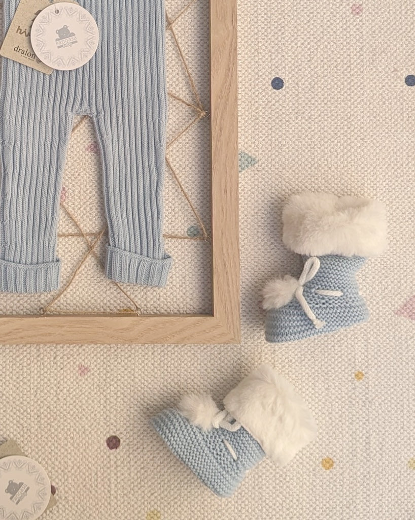 Leggin Bebé Celeste Empolvado - Pangasa Baby