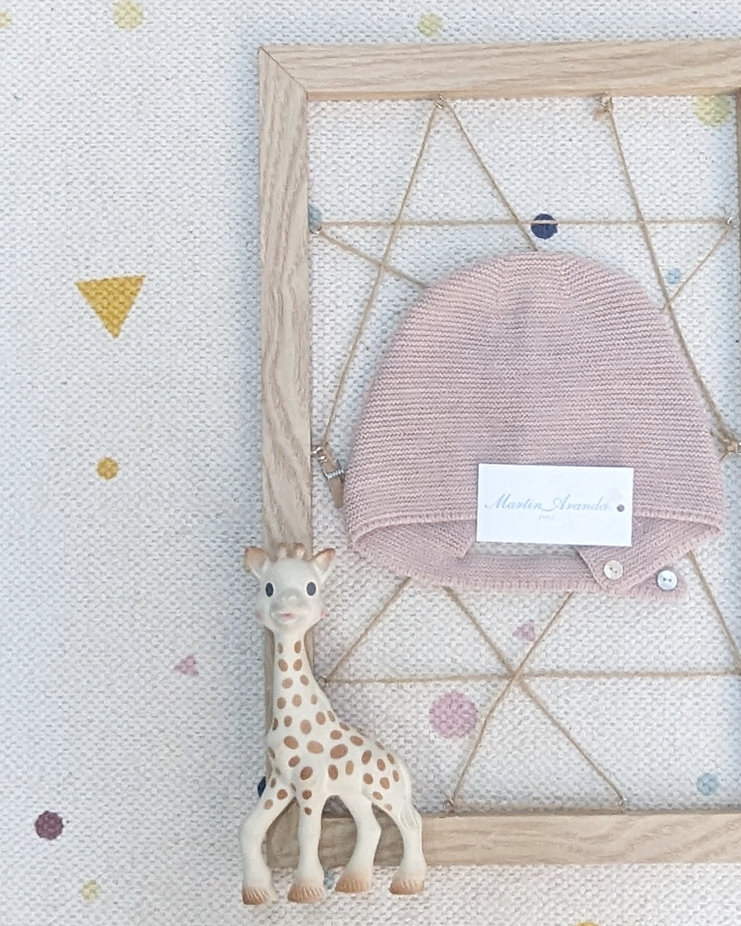 Capota Punto Cyane Rosa Empolvado - Martin Aranda