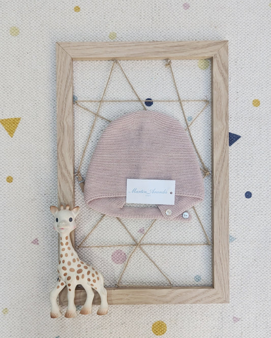 Capota Punto Cyane Rosa Empolvado - Martin Aranda