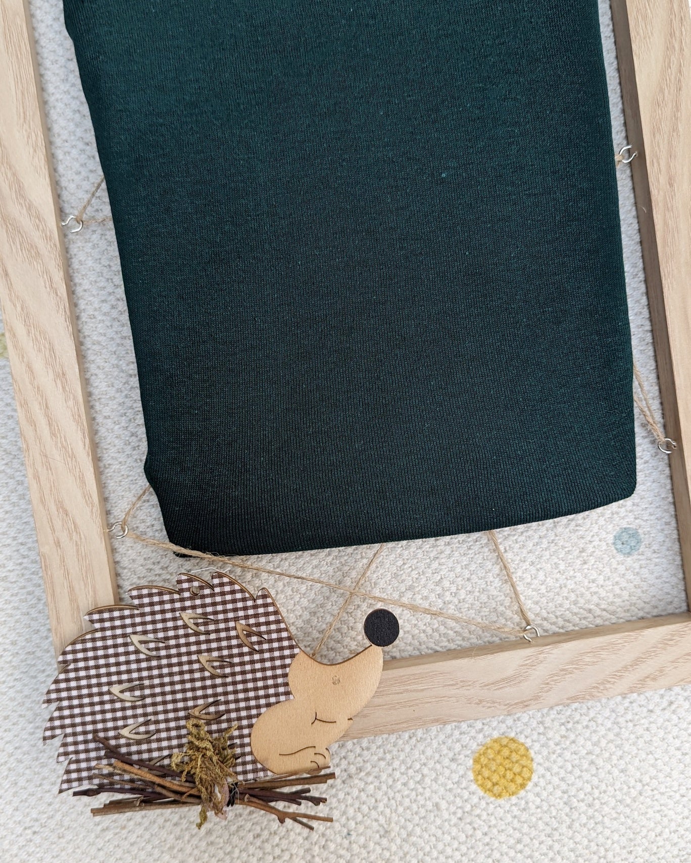 Camiseta semicisne pelito Verde Botella