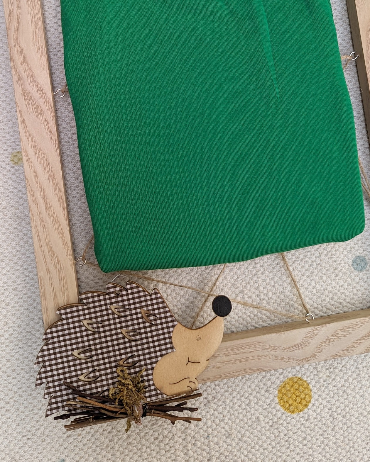 Camiseta semicisne pelito Verde Peter Pan