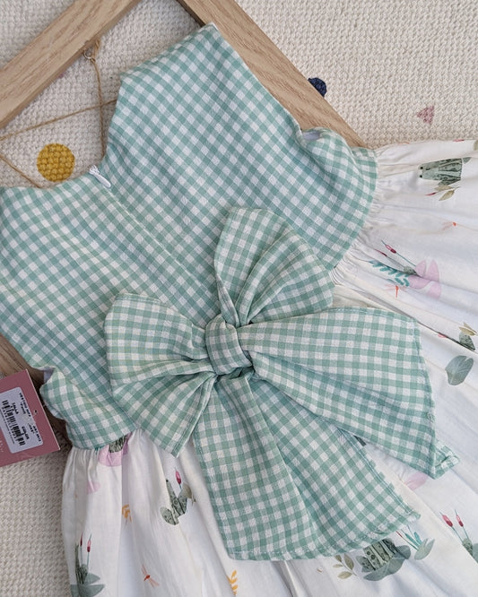 Vestido Infantil Familia Sirenas - Yoedu Referencia: 0512VER-24