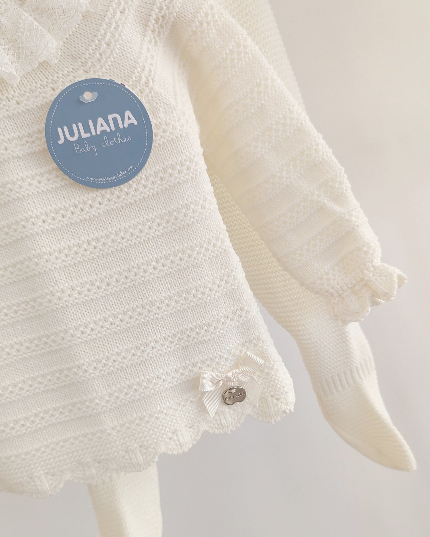 Primera Puesta Puntilla Crudo - Colección Dulzura Juliana