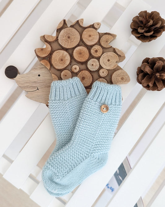 Calcetín Botones Verdeagua - Juliana - 24737