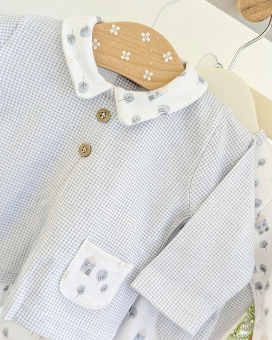 Conjunto Polaina Alerce Azul Ref. 55149 - Babidu