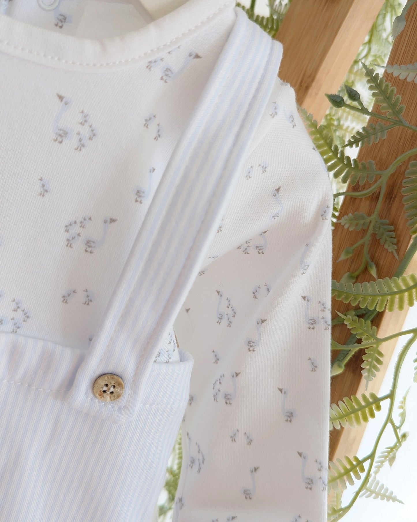 Pelele Enterizo Tirantes Roble Celeste - Babidu