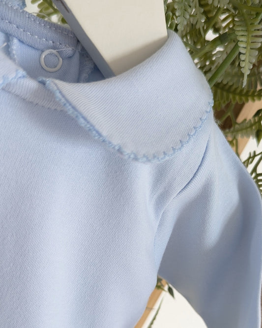 Body Cuello Bebé Celeste - Babidu