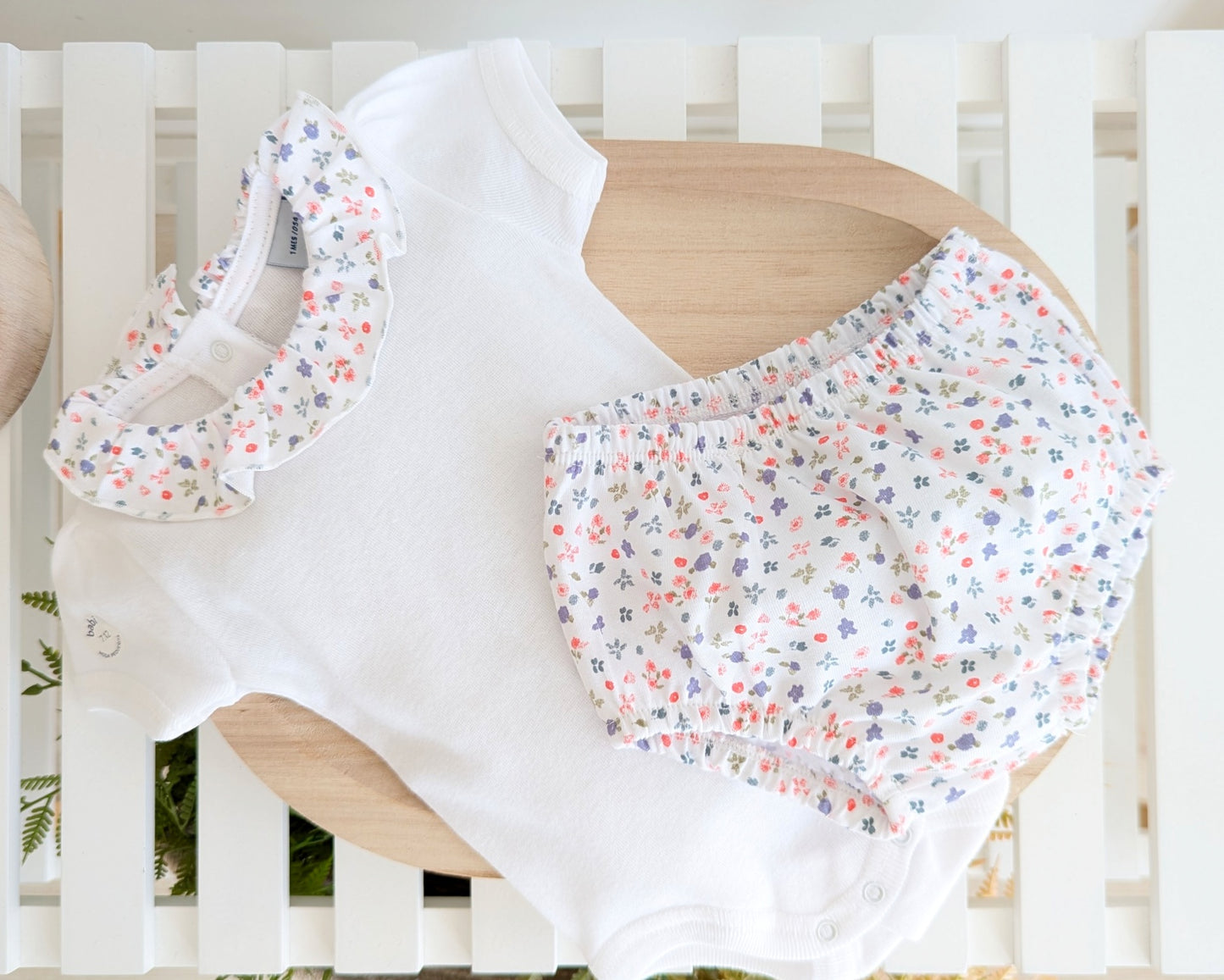 Conjunto Body y Braguita Luciérnaga Flores - Babidu